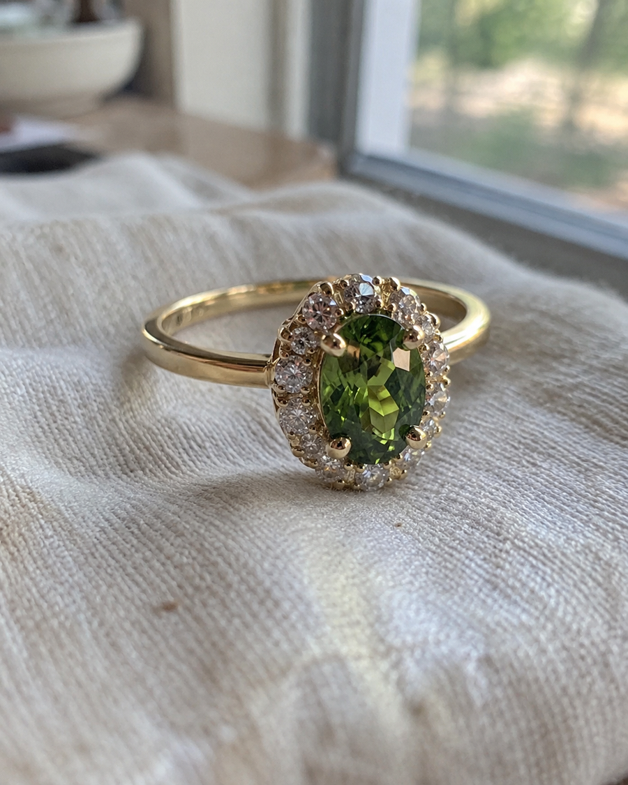 Oval Halo Ring